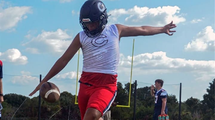 Alex Fitzgibbons kicked a game-winning 43-yard field goal to lift Columbus to a dramatic playoff win over Western.