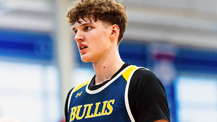 German born Eric Reibe, a 7-foot sensation for Bullis School has committed to UConn as he pursues his dreams of playing in the NBA. German born Eric Reibe, a 7-foot sensation for Bullis School has committed to UConn as he pursues his dreams of playing in the NBA.