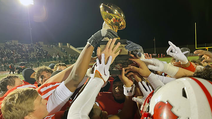 Archbishop Spalding captured its third straight MIAA A Conference championship, completing a 12-0 season and clinching the top spot in the Maryland state rankings for the first time. Archbishop Spalding captured its third straight MIAA A Conference championship, completing a 12-0 season and clinching the top spot in the Maryland state rankings for the first time.