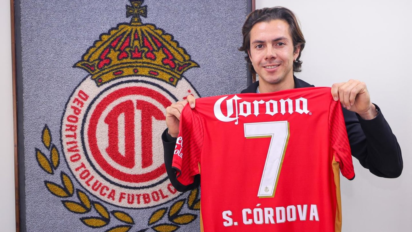 Córdova se suma al Toluca bicampeón rumbo al Clausura 2026