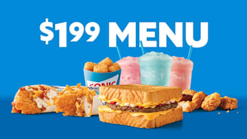 Sonic $1.99 Menu