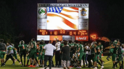 As the Eau Claire (SC) football team lined up to shake hands following its game on Friday night, the Shamrocks basked in the glow of the scoreboard, which still flashed the final score. Eau Claire defeated Bethune-Bowman, 34-18, to end a 35 game losing streak, the ninth longest in the nation entering the 2024 season.