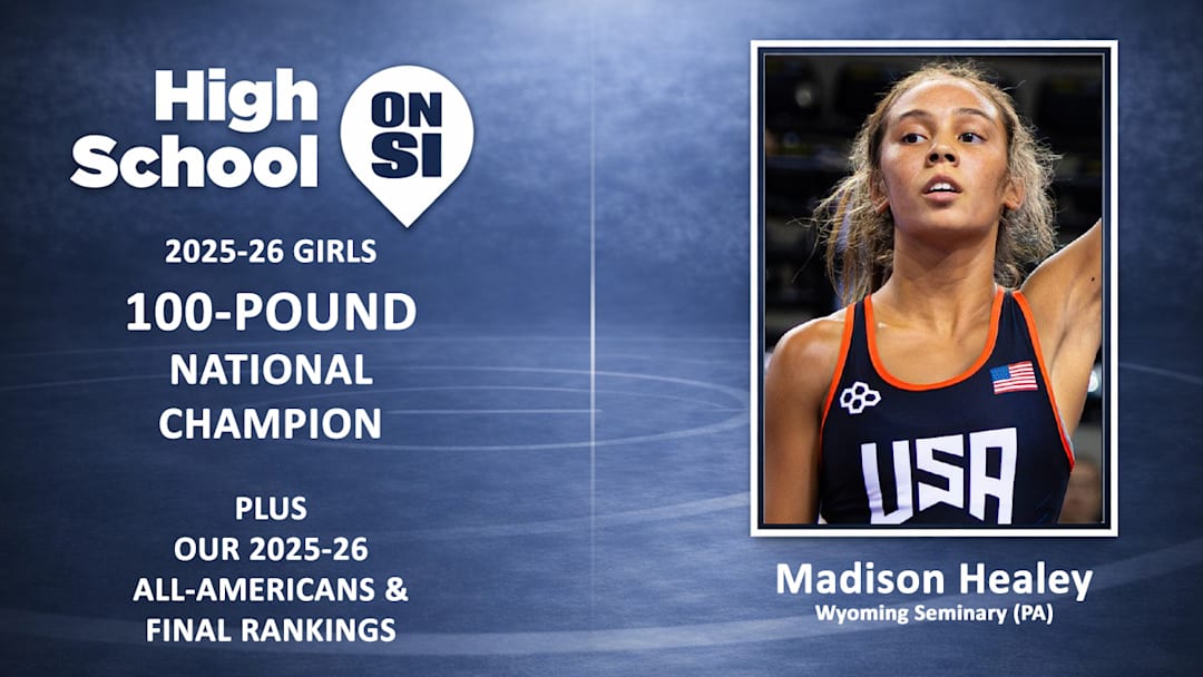Wyoming Seminary sophomore Madison Healey is the 2025-26 High School On SI Girls 100-Pound National Wrestling Champion.