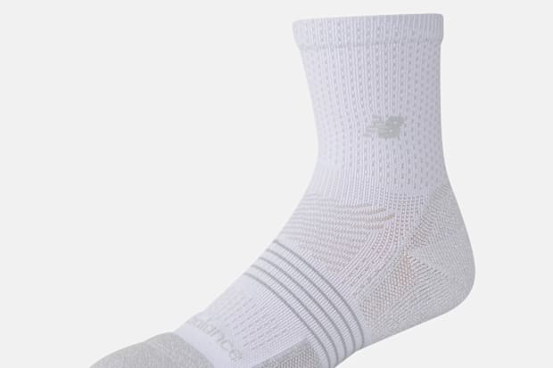 White New Balance socks.