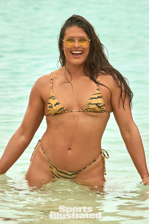 Ilona Maher was photographed by Ben Watts in Bermuda.