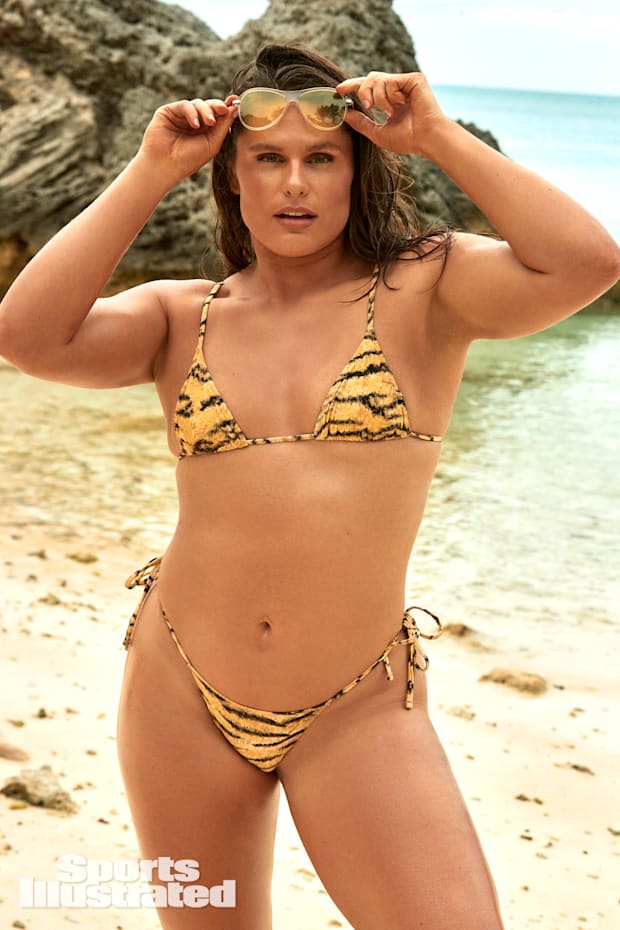 Ilona Maher was photographed by Ben Watts in Bermuda.