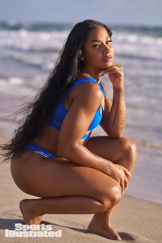 Jordan Chiles was photographed by Ben Horton at The Boca Raton.