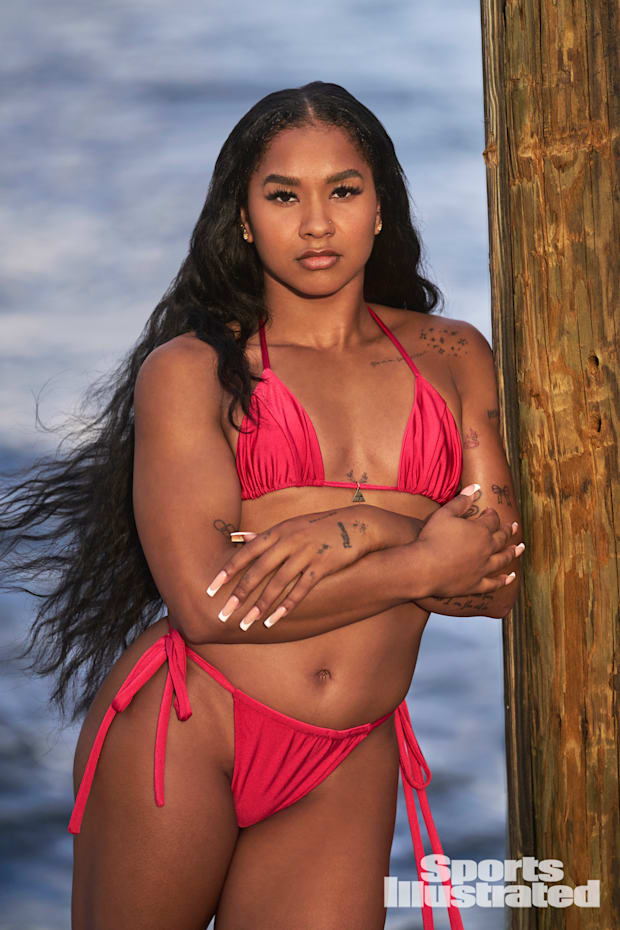 Jordan Chiles was photographed by Ben Horton at The Boca Raton.