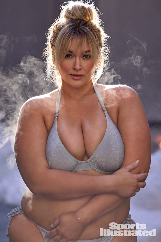 Hunter McGrady was photographed by Derek Kettela in Switzerland.