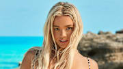 Olivia Dunne was photographed by Ben Watts in Bermuda. Swimsuit by Reina Olga.
