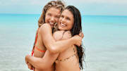Ellie Thumann and Ilona Maher were photographed by Ben Watts in Bermuda. 