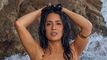 Salma Hayek Pinault was photographed by Ruven Afanador in Mexico. 