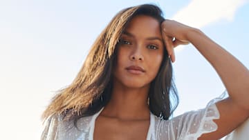 Lais Ribeiro was photographed by Anne Menke in Sacramento, Calif. Swimsuit by Lauren Layne Swim. Cover-up by Spell & the Gypsy Collective.