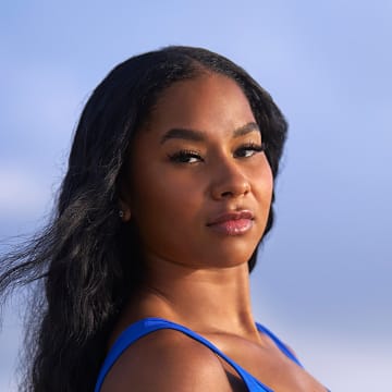 Jordan Chiles was photographed by Ben Horton at The Boca Raton.