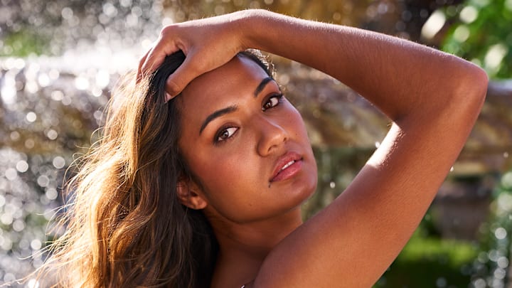 Phoenix Dawn Miranda was photographed by Taylor Ballantyne in Fort Worth, Texas. Swimsuit by Frankies Bikinis.