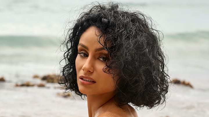 Nazanin Mandi was photographed by Yu Tsai in Jamaica. 
