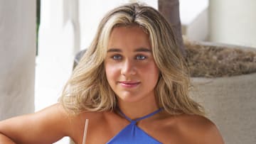 Ali Truwit was photographed by Ben Horton at The Boca Raton. Swimsuit by Ocean Ave by Riot Swim.