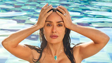 Salma Hayek Pinault was photographed by Ruven Afanador in Mexico. 