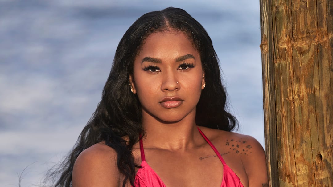 Jordan Chiles was photographed by Ben Horton at The Boca Raton. Swimsuit by FAE.