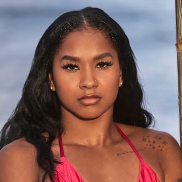Jordan Chiles was photographed by Ben Horton at The Boca Raton. Swimsuit by FAE.