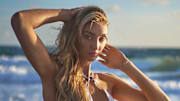 Cameron Brink photographed for SI Swimsuit by Ben Horton in Boca Raton, Fla. Suit by Chateau Des Saints. Jewelry by Gorjana.