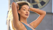 Penny Lane was photographed by Derek Kettela in Zurich, Switzerland. Swimsuit by Toxic Sadie Swimwear.