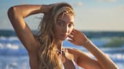 Cameron Brink photographed for SI Swimsuit by Ben Horton in Boca Raton, Fla. Suit by Chateau Des Saints. Jewelry by Gorjana.