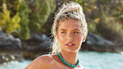 Ellie Thumann was photographed by Ben Watts in Bermuda. 