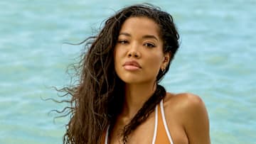 Ming Lee Simmons was photographed by Yu Tsai in Jamaica. Swimsuit by Andi Bagus.