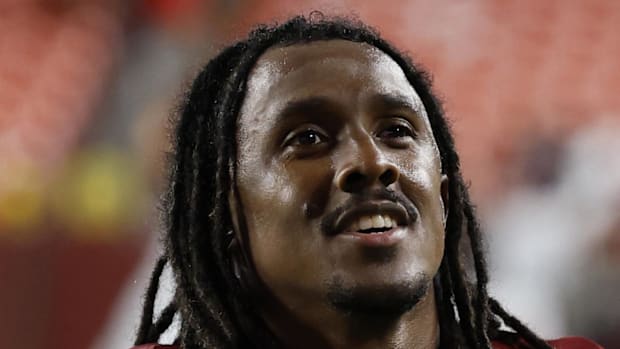 Washington Commanders cornerback Antonio Hamilton Sr. leaves the field after the game against the Cincinnati Bengal