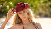 Brittany Mahomes was photographed by Derek Kettela in Belize. 