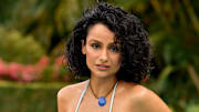 Nazanin Mandi was photographed by Yu Tsai in Jamaica. Swimsuit by Bad N Bare. Necklace by Eric Silva.