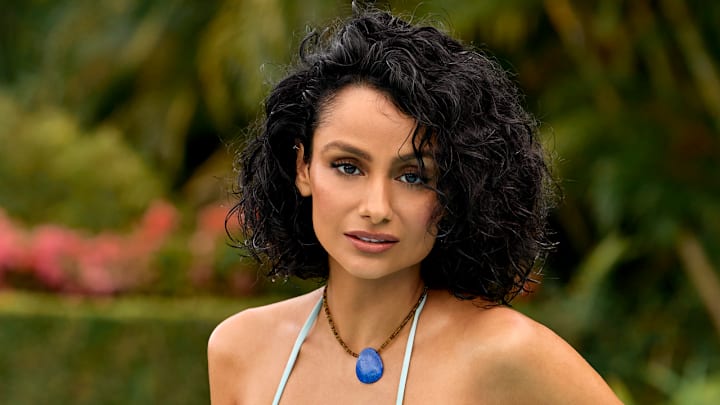 Nazanin Mandi was photographed by Yu Tsai in Jamaica. Swimsuit by Bad N Bare. Necklace by Eric Silva. Nazanin Mandi was photographed by Yu Tsai in Jamaica. Swimsuit by Bad N Bare. Necklace by Eric Silva.