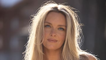 Camille Kostek was photographed by Derek Kettela in Saas-Fee, Switzerland.