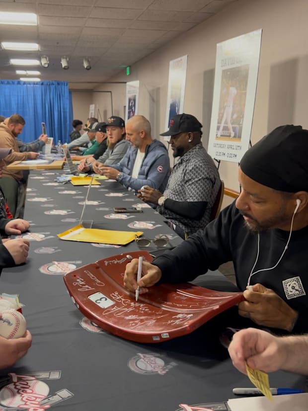 Red Sox World Series MVP's Signing at the Boston Card Show