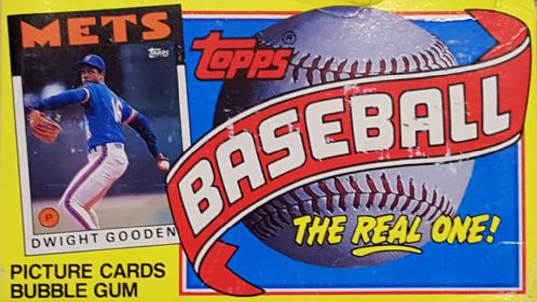 1986 Topps Baseball box