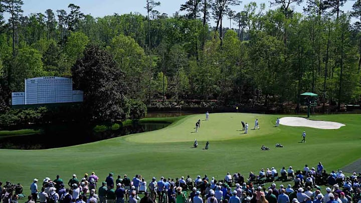 The 11th greren at Augusta National