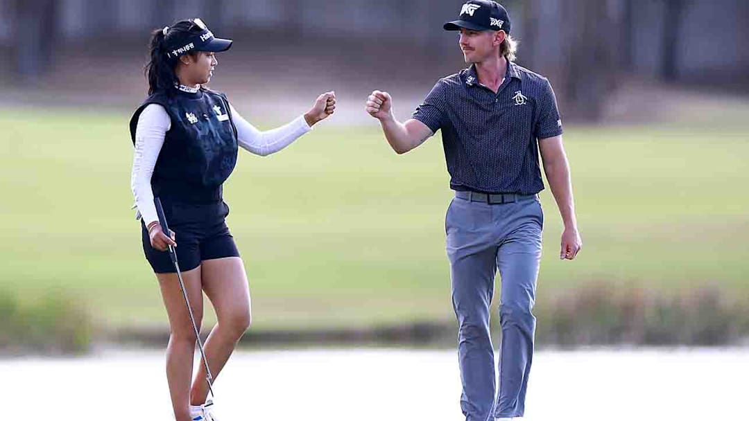 Patty Tavatanakit of Thailand and Jake Knapp of the United States are back to defend their title this week. Patty Tavatanakit of Thailand and Jake Knapp of the United States are back to defend their title this week.