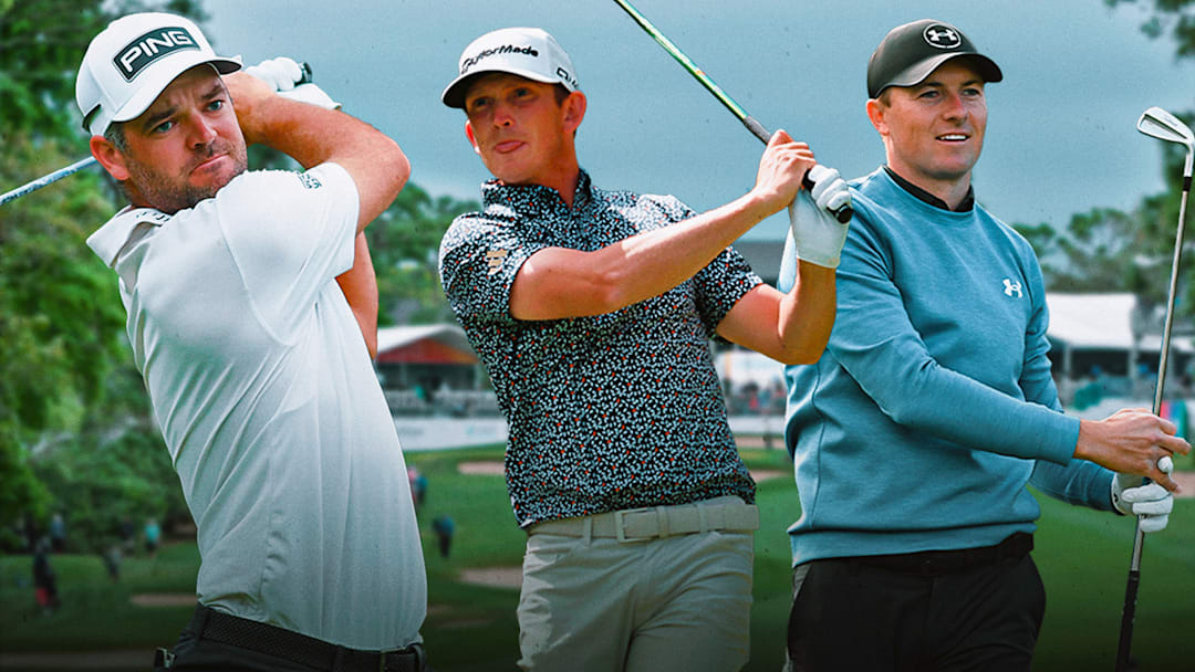 Corey Conners (left), Jacob Bridgeman (center) and Jordan Spieth (right) are among the picks this week. 