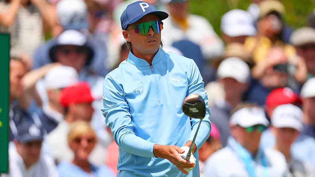 Rickie Fowler is 1 over par through 36 holes at the PGA.