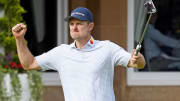 Justin Rose birdied 18 on Friday to pull into a tie for second at Royal Troon.