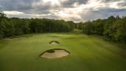 The 15th hole at Les Bordes.