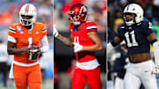 Miami's Cam Ward, Arizona's Tetairoa McMillan and Penn State's Abdul Carter could all be top-10 picks in the 2025 NFL draft. 