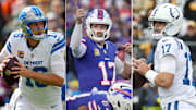 Jared Goff, Josh Allen and Daniel Jones will be three quarterbacks in the spotlight during the second half of the season.