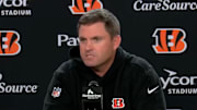 Bengals coach Zac Taylor weighed in on the buzz surrounding Ja'Marr Chase after Chase was caught on camera spitting on Steelers' Jalen Ramsey during Sunday's game.