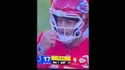 Chiefs quarterback Patrick Mahomes was seen complaining after a few calls during Sunday's win over the Colts.