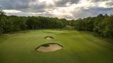 The 15th hole at Les Bordes.