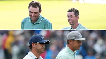 Scottie Scheffler and Rory McIlroy will play Brooks Koepka and Bryson DeChambeau in a match in December in Las Vegas.