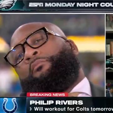 The 'Monday Night Countdown' crew couldn't believe the Colts were bringing in 44-year-old Philip Rivers for a workout.