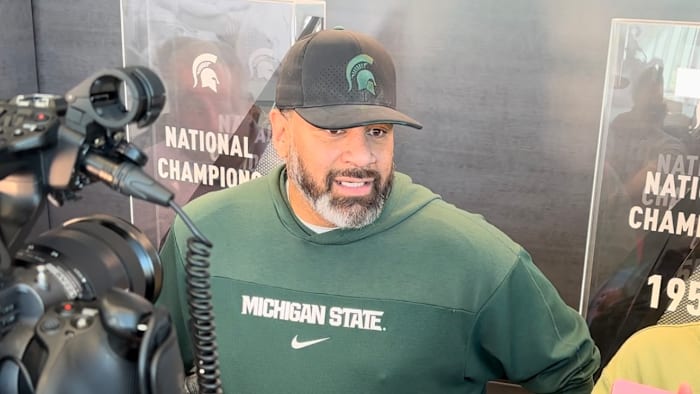Michigan State defensive line coach Legi Suiaunoa